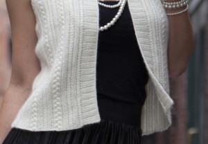 Cabled Waistcoat by Debbie Bliss